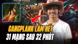 ĐỒNG ĐỘI ĐI BỘ VUỐT RÂU CỰC CHILL KHI GANGPLANK CỦA LANGD MỘT MÌNH LÀM HẾT SAU PHA BĂNG TRỤ TAI HẠI