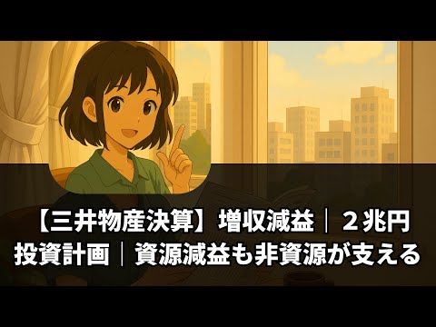 【商社分析】三井物産の最新決算｜非資源ビジネスが支える収益構造