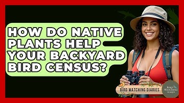 How Do Native Plants Help Your Backyard Bird Census? - Bird Watching Diaries