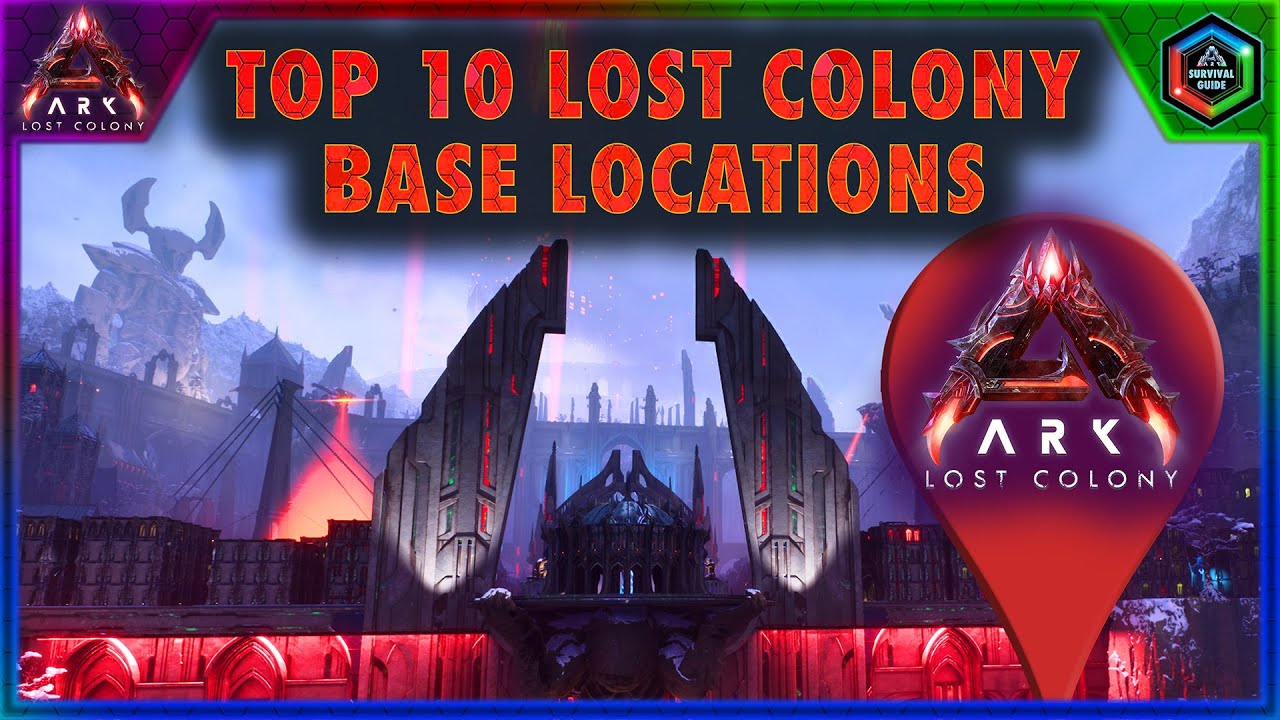Топ-10 лучших мест для базы в Ark Lost Colony