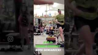 510 lbs DINNIE DEADLIFT,  ALL TIME WORLD RECORD by Beth Skwarecki #gym #gymmotivation