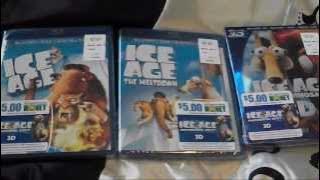 ICE AGE Trilogy Bluray Collection unboxing (Dawn of the Dinosaurs 3D)