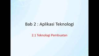 Nota Ringkas|| RBT Tingkatan 2 |Bab 2:Aplikasi Teknologi