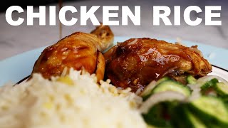 Glazed chicken rice | inspired by Hainanese dish