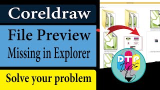 CorelDraw (CDR) file Preview Missing in Windows Explorer (w/ English Sub) - Video in Hindi