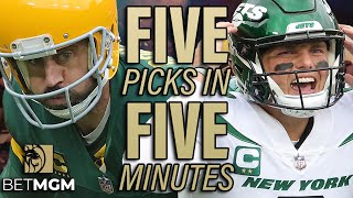 NFL Week 7 Expert Picks: 5 Picks in 5 Minutes f/ Darren Rovell & Chris Raybon