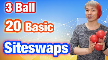 【Juggling】20 Basic siteswaps with three ball
