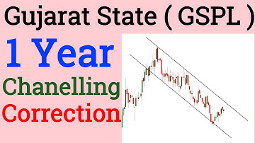 Gujarat State Petronet 1 Year Channeling Correction ! Premium analysis by Prateek Bhalla !