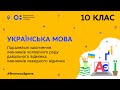 10клас.Українська мова.Пара-ні закінчення іменників.чол.роду дав.відмінка, імен.знах.від-ка(Тиж8:ЧТ)