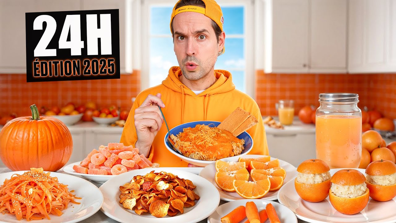 JE MANGE QUE LA NOURRITURE ORANGE PENDANT 24H - Edition 2025