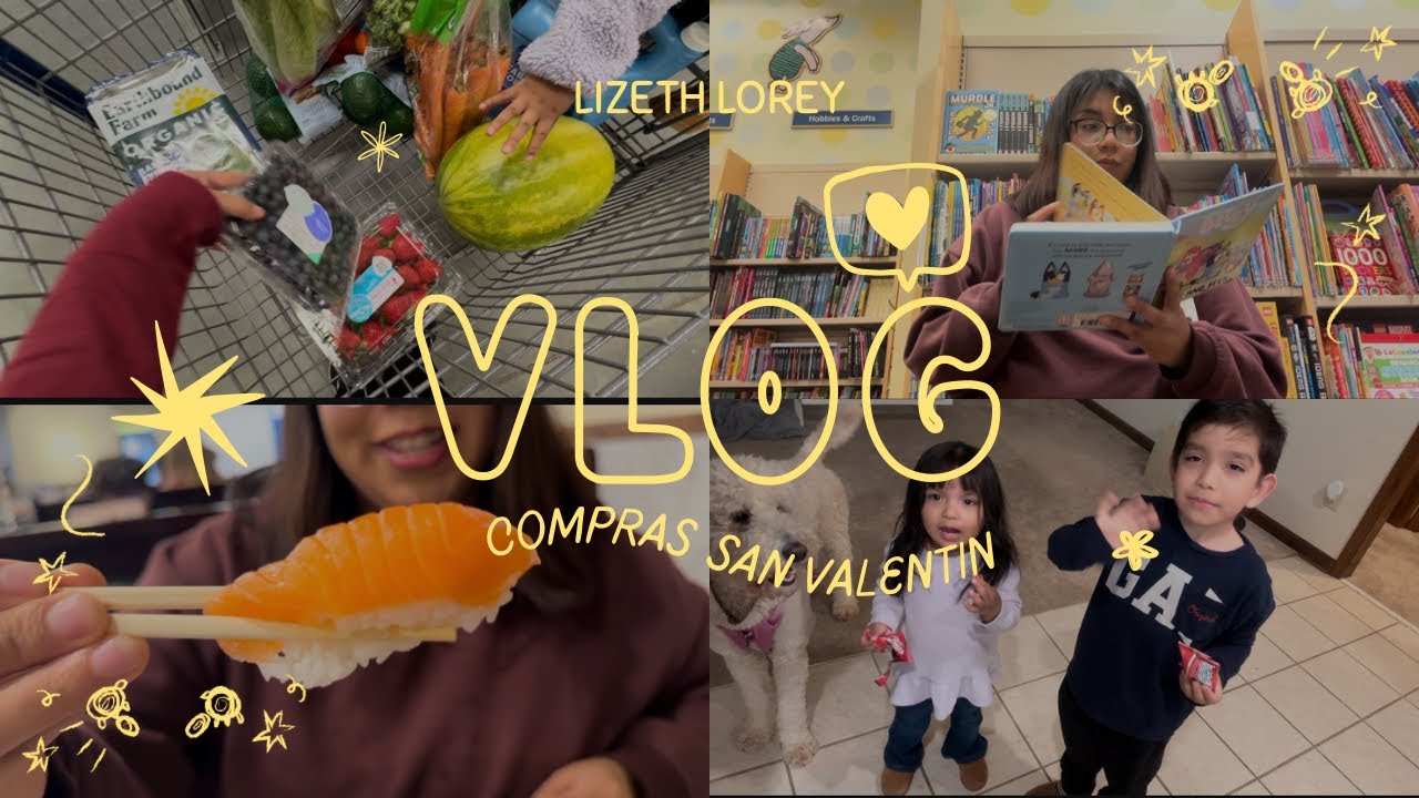 MANDADO Y COMPRAS🛍️  | SUSHI 🍣  | SAN VALENTÍN 💘 | #vlog 