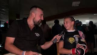 Daughter of Lacey Evans, Summer Estrella 1st Amateur MMA Post Fight Interview: Interruption By Mom?