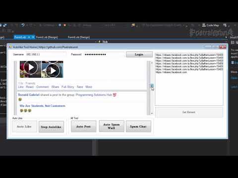 [ VB.Net ] Autolike Facebook | Home Likers [ Windows ] .