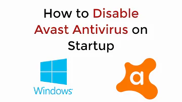 How do I remove Avast from startup?