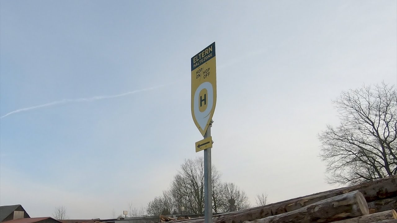 Die Haltestelle für "Elterntaxis" - Pyrbaum richtet spezielle Zone ein