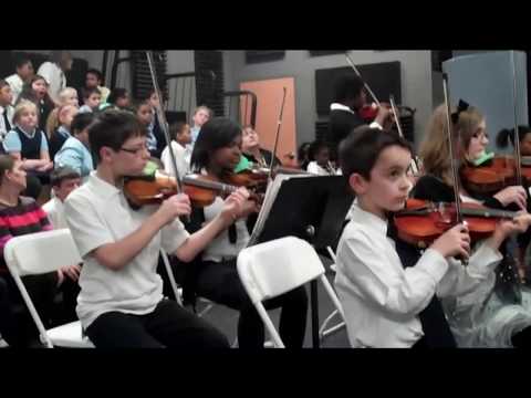 Pachelbel's Canon in D - Suzuki Concert 12/14/11 @ 21st Century Preparatory School Auditorium