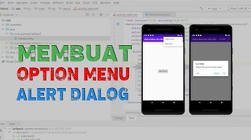 Membuat Option Menu dan Alert Dialog - Android Studio