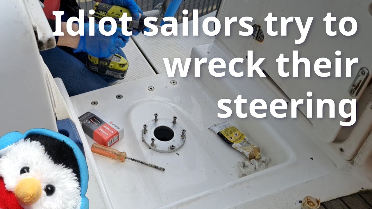 NOT Sailing Northern Ireland – Rudder repair – anchor chain – keel – Ep. 397