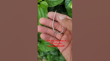 Lưỡi câu lure cá lóc siêu nhạy, Lưỡi Kéo,giá sinh viên cho ae chơi. #luoicau #cauca #fishing