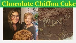 Chocolate chiffon cake recipe by risa