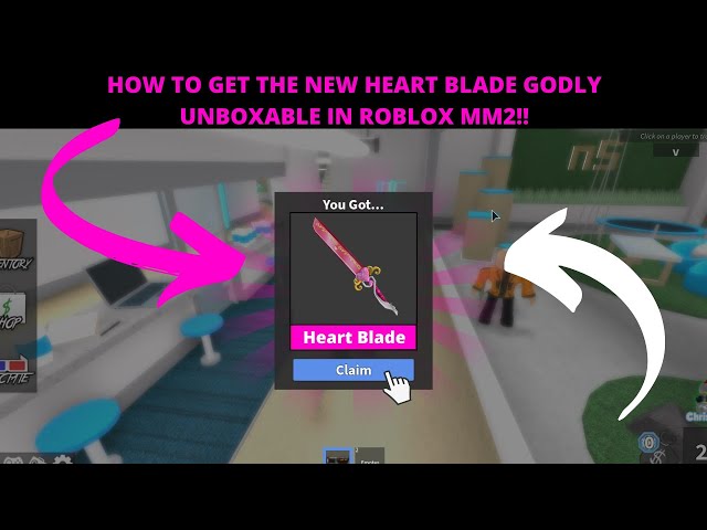 HOW TO GET THE NEW HEARTBLADE GODLY UNBOXABLE IN ROBLOX MM2