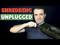 Comparing Alternate, Economy & Directional Picking Sound... On An Unplugged Guitar
