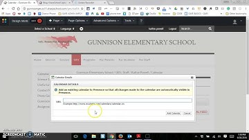 Adding a Google Calendar to your Webpage