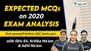 UGC NET 2020 | Exam Analysis by Shiv Meena, Kritika Pareek & Aditi Sharma | Expected MCQs