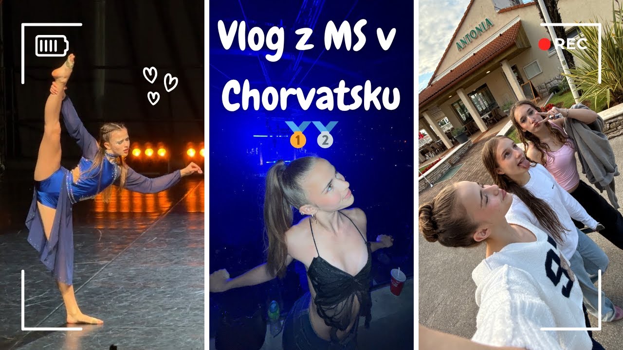 Mistrovství světa v Chorvatsku a koncerty Billie a Tate🫢🎀 | VLOG