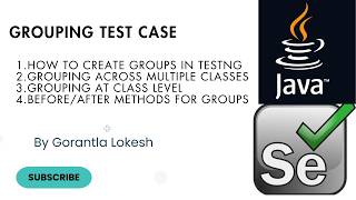 Selenium Java Tutorial 27: Grouping Test Cases in Selenium Java TestNG #testng #seleniumwebdriver