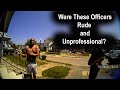 Man calls Internal Affairs on Officers