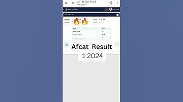 Afcat 1 2024 Result 🔥🔥#afcat#cds #defence #viral #shorts #shots