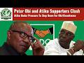 Just In: Atiku Under Pressure To Step Down For Obi, As Their Supporters Clash Over Ticket