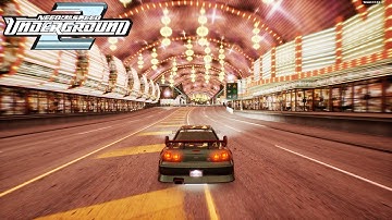 Nissan Skyline GTR Roaming with Full Customization | NFS Underground 2 Unreal Demo Showcase