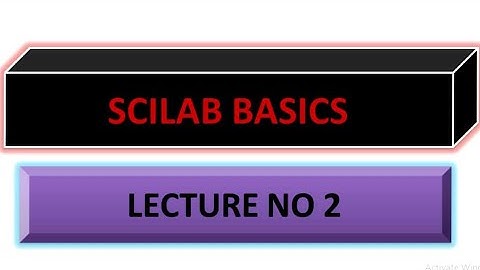 Scilab || addition, subtraction, division, multiplication || 2021