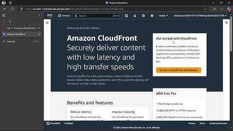 Lab 5 - Creating a CloudFront Distribution | AWS Academy Introduction to Cloud: Semester 2 [90773]