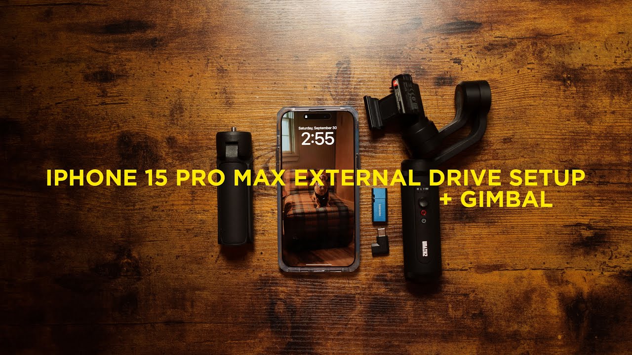 Iphone 15 16 Pro Max External Hard Drive Gimbal Setup YouTube Iphone 15 16 Pro Max External Hard Drive Gimbal Setup YouTube