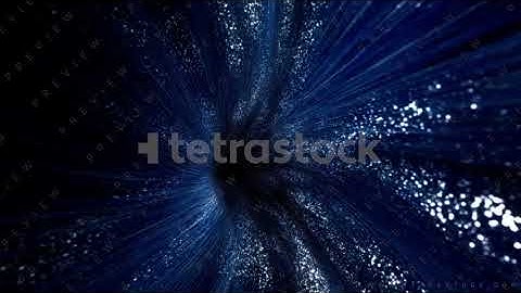 VOID - Looped Dark Blue Abstract and Hypnotizing Wormhole