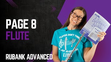 Rubank Advanced Flute Vol 1: F Major Scale & Articulations (Page 8)