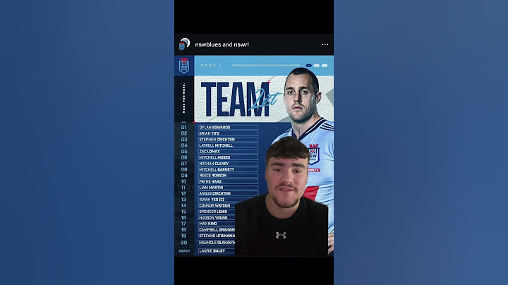 NSW Blues Game 1 2025 Team Reaction #nrl #nswblues #stateoforigin