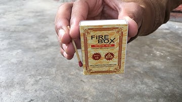 COOL way to light a matchstick with only one hand!!! Awesome MATCH TRICK!!!