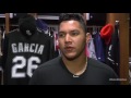 Nolan thanks Avi Garcia for helping his recovery