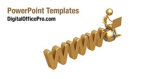 World Wide Web PowerPoint Template Backgrounds - DigitalOfficePro #05898W