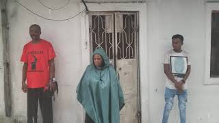 Stopping for Heavy Rain in Stone Town City During Walking Tour, Zanzibar - Tanzania Nov 2020 Journey