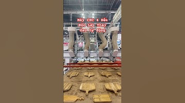 Máy 4 đầu độc lập bàn lớn 1850x5000mm thay dao tự động Holztek
