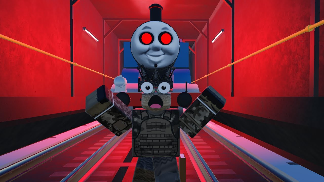 I ran from the Scariest train | Roblox Thomas - YouTube