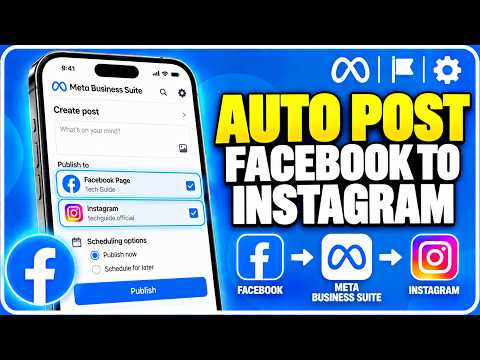 How to Auto Post from Facebook to Instagram