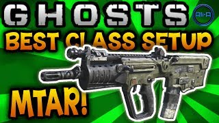 COD Ghosts: BEST CLASS SETUP - "MTAR-X" (EPIC SMG) - Call of Duty: Ghost Gameplay