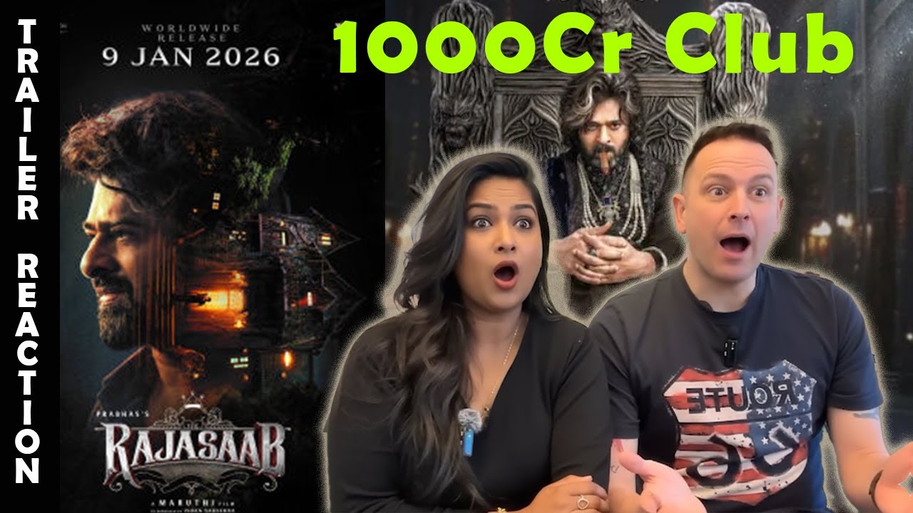 THE RAJA SAAB TRAILER REACTION! | Prabhas is BACK in Fun Avatar!