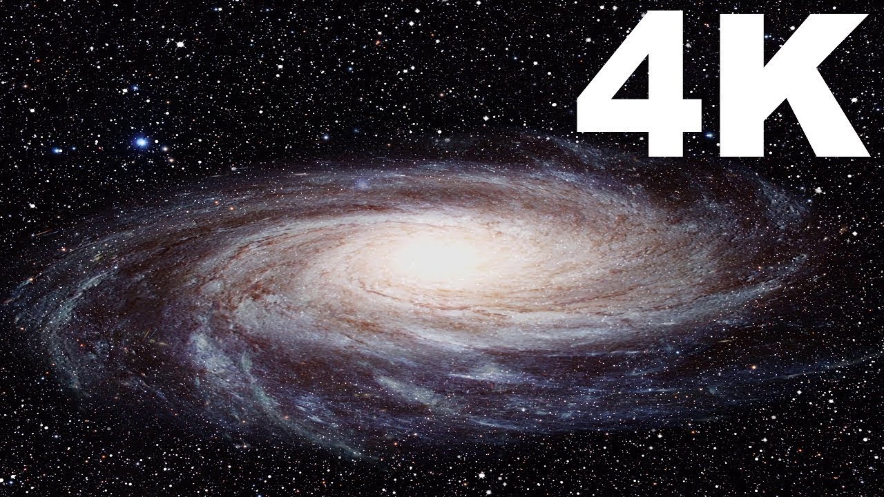 Feel the relaxation - 4K Galaxy spinning in space | Zooming In | Free